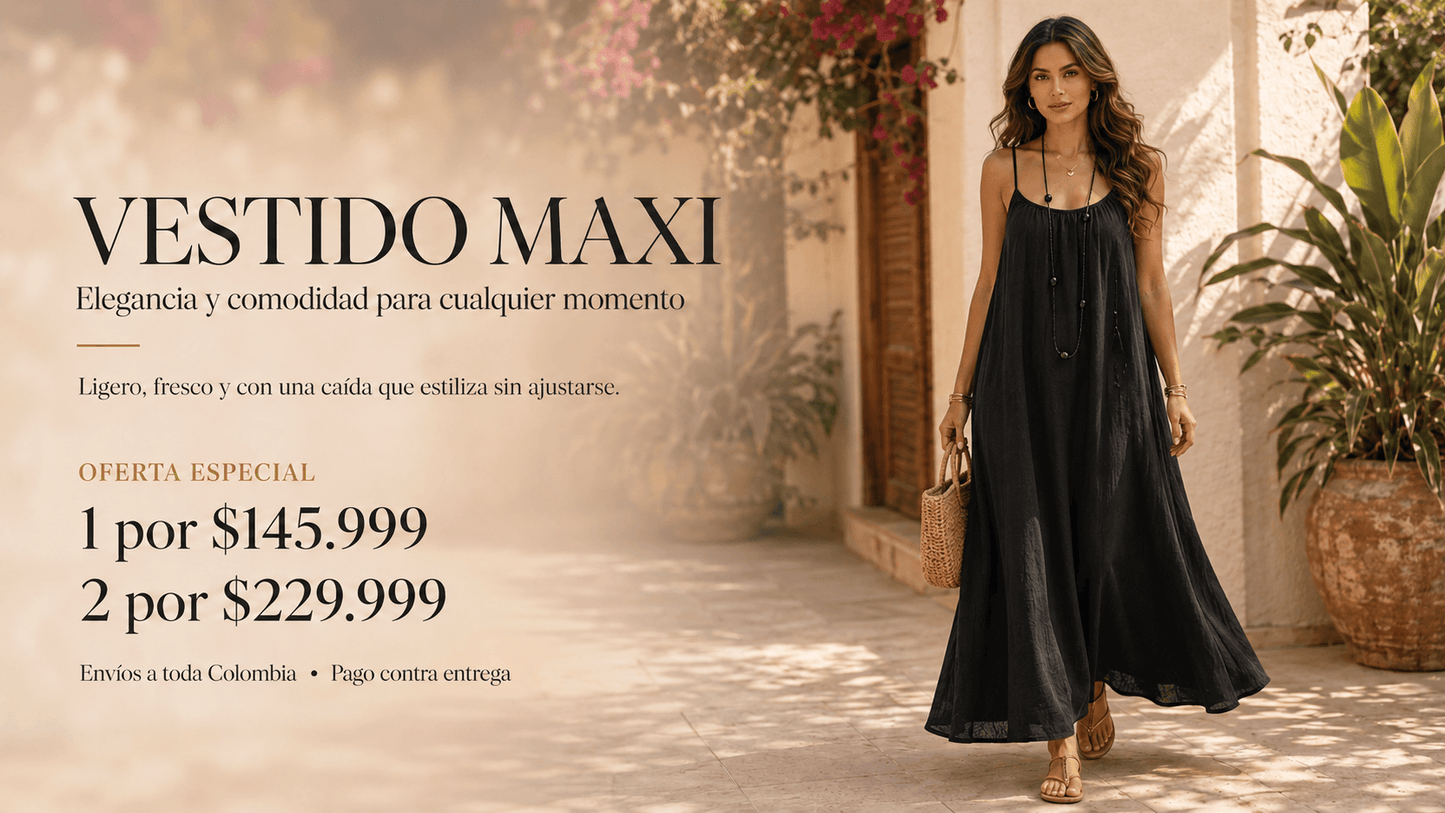 Vestido maxi