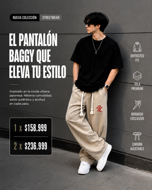 Pantalon baggie Gaara