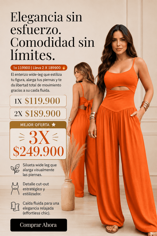 Enterizo Elegante Wide-Leg