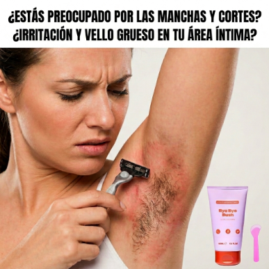 Crema Depilatoria para El Vello Púbico Bye Bye Bush