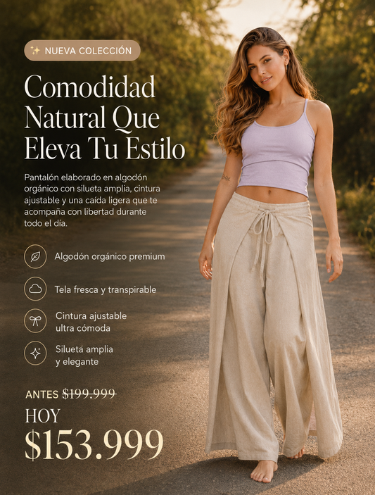 Pantalón algodon organico